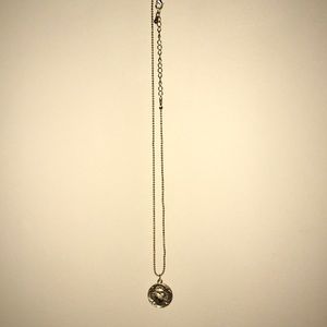 Gold plated “Do al things with love” necklace